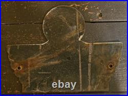 Vintage Indian Motorcycles Porcelain Sign Dalio's Sales Service Fort Worth Texas