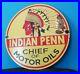 Vintage-Indian-Penn-Porcelain-Chief-Motor-Oils-Gasoline-Service-Station-Sign-01-zx