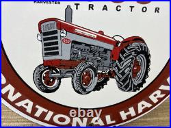 Vintage International Harvester Porcelain Dealer Sign Gasoline Gas Oil Tractor Vintage International Harvester Porcelain Dealer Sign Gasoline Gas Oil Tractor