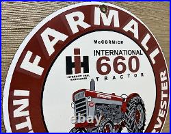 Vintage International Harvester Porcelain Dealer Sign Gasoline Gas Oil Tractor Vintage International Harvester Porcelain Dealer Sign Gasoline Gas Oil Tractor