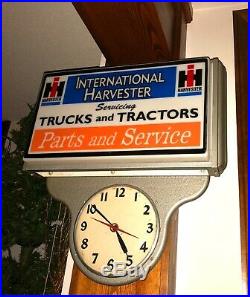 Vintage International Harvester Sign clock