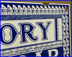 Vintage Ivory Soap Porcelain Sign Gas Station Grocery Store Hardware Motor Oil