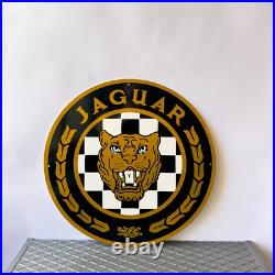 Vintage Jaguar Emblem Heavy Metal Sign XL 19.7 (50 cm)