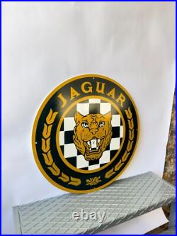 Vintage Jaguar Emblem Heavy Metal Sign XL 19.7 (50 cm)