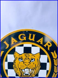 Vintage Jaguar Emblem Heavy Metal Sign XL 19.7 (50 cm)