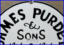 Vintage James Purdey & Sons Sign Dealership Shot Gun Bird Hunting Winchester