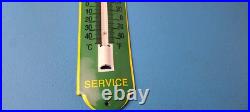 Vintage John Deere Porcelain Gas Automobile Farm Tractor Ad Sign Thermometer Vintage John Deere Porcelain Gas Automobile Farm Tractor Ad Sign Thermometer