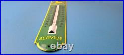 Vintage John Deere Porcelain Gas Automobile Farm Tractor Ad Sign Thermometer Vintage John Deere Porcelain Gas Automobile Farm Tractor Ad Sign Thermometer