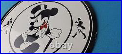 Vintage Johnnie Walker Sign Adult Beverage Tuxedo Mickey Porcelain Gas Sign