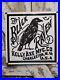 Vintage-Kelly-Axe-Porcelain-Sign-Gas-Black-Raven-Knife-American-Adverting-Bird-01-cqq