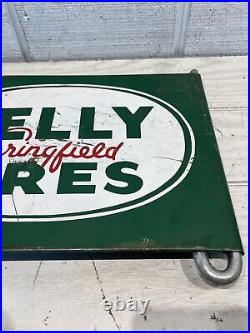 Vintage Kelly Springfield Tires Advertising Sign Metal