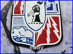 Vintage Kelvinator Knight Refrigerator Porcelain Sign 10x6