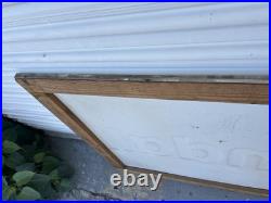 Vintage Kendall Motor Oil Gasoline Metal Gas Horizontal Sign 71x35 Wood Frame