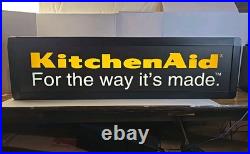 Vintage Kitchen Aid Light Up Store Display Advertising Sign 31 Single Sided