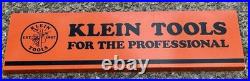Vintage Klein Tools Plastic Sign Hardware Store Display Advertising 36