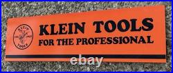 Vintage Klein Tools Plastic Sign Hardware Store Display Advertising 36