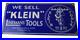 Vintage-Klein-Tools-Porcelain-Sign-Auto-Mechanic-Gas-Service-Garage-Shop-Sign-01-ly