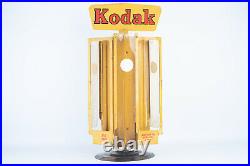 Vintage Kodak Film Display Camera Store Metal Rotating Countertop Dispenser V11