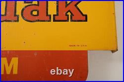 Vintage Kodak Film Flange Sign (N5R) 15x11 (JSF6)Red Yellow On Sale Here A6-806