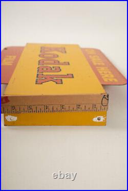 Vintage Kodak Film Flange Sign (N5R) 15x11 (JSF6)Red Yellow On Sale Here A6-806