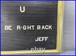 Vintage Kodak Film Menu Sign Letter Board Shop Sign Away Sign (READ)