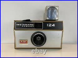 Vintage Kodak Instamatic 124 Camera Large Store Light Up Display Sign