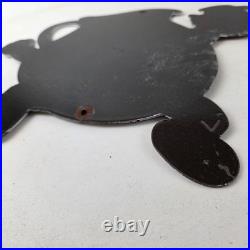 Vintage Kool Aid Sign Fruit Beverage Mix Powder Piggly Porcelain Gas Pump Sign