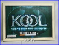 Vintage Kool Cigarette Lighted Advertisement Advertising Sign Works
