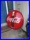Vintage-Large-36-inch-Porcelain-Coke-Coca-Cola-Button-Bottle-Sign-SO-CLEAN-01-ba