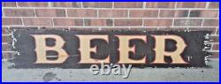 Vintage Large 5 ft Daniel Boone's Tavern Double Sided Wooden Sign