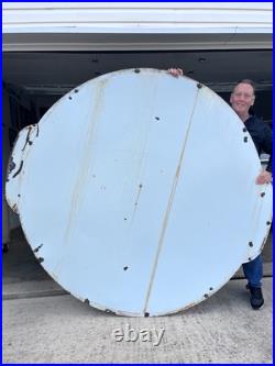 Vintage Large Porcelain Gulf Oil Gas Gasoline Sign 79 by 73 inch 1 sided 1966 Vintage Large Porcelain Gulf Oil Gas Gasoline Sign 79 by 73 inch 1 sided 1966
