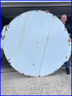 Vintage Large Porcelain Gulf Oil Gas Gasoline Sign 79 by 73 inch 1 sided 1966 Vintage Large Porcelain Gulf Oil Gas Gasoline Sign 79 by 73 inch 1 sided 1966