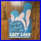 Vintage-Lazy-Lake-Keep-Cool-Camp-Grounds-Resort-Original-Advertising-Sign-01-jkg