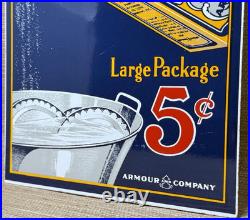 Vintage Lighthouse Soap Porcelain Sign Marine Gas Station Store Oil Nautical