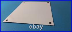 Vintage Lost Dog Porcelain Sign Wanted Notice Missing Gas Pump Plate Sign