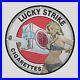 Vintage-Lucky-Strike-1935-Oil-Porcelain-Gas-Pump-Sign-01-kzsf