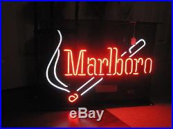 Vintage MARLBORO Cigarette Neon Advertising Sign LARGE 28 x 20.5