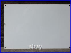 Vintage Mack Pedigreed Protection Heavy Porcelain Service Dealer Sign 12 X 8