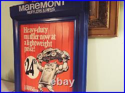 Vintage Maremont Defender Muffler Electric Changing Sign -very Rare Sign