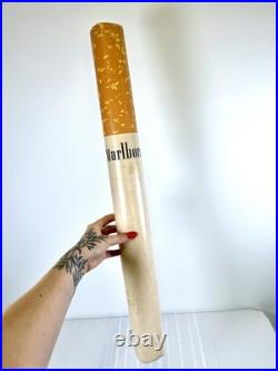 Vintage Marlboro Cigarette 25 Large Store Display Prop Sign Oversized RARE