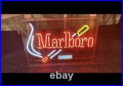 Vintage Marlboro Cigarettes Neon Sign Advertising Man Cave Light