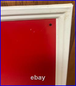 Vintage Marlboro Cowboy Advertising Sign 32x22 Likely 1980s Darrell Winfield