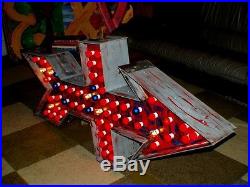 Vintage Marquee Light Movie Theater Arrow Letter Huge 6 FEET 60 Plus