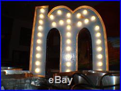 Vintage Marquee Light Theater art m 36x34