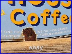 Vintage Maxwell House Coffee Porcelain Sign Cafe Hot Beverage Restaurant Drink