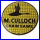 Vintage-McCulloch-Chain-Saws-Sign-Store-Display-Gas-Service-Porcelain-Sign-01-zj