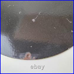 Vintage McCulloch Chain Saws Sign Store Display Gas Service Porcelain Sign