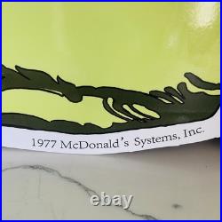 Vintage McDonalds Sign Advertisement Playplace Sign Uncle O' Grimacey Vintage McDonalds Sign Advertisement Playplace Sign Uncle O' Grimacey