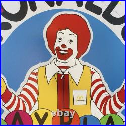 Vintage McDonalds Sign Americana Advertisement Playplace Sign Vintage McDonalds Sign Americana Advertisement Playplace Sign