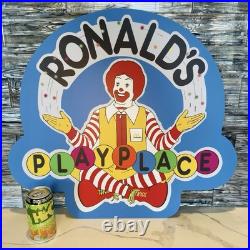 Vintage McDonalds Sign Americana Advertisement Playplace Sign Vintage McDonalds Sign Americana Advertisement Playplace Sign